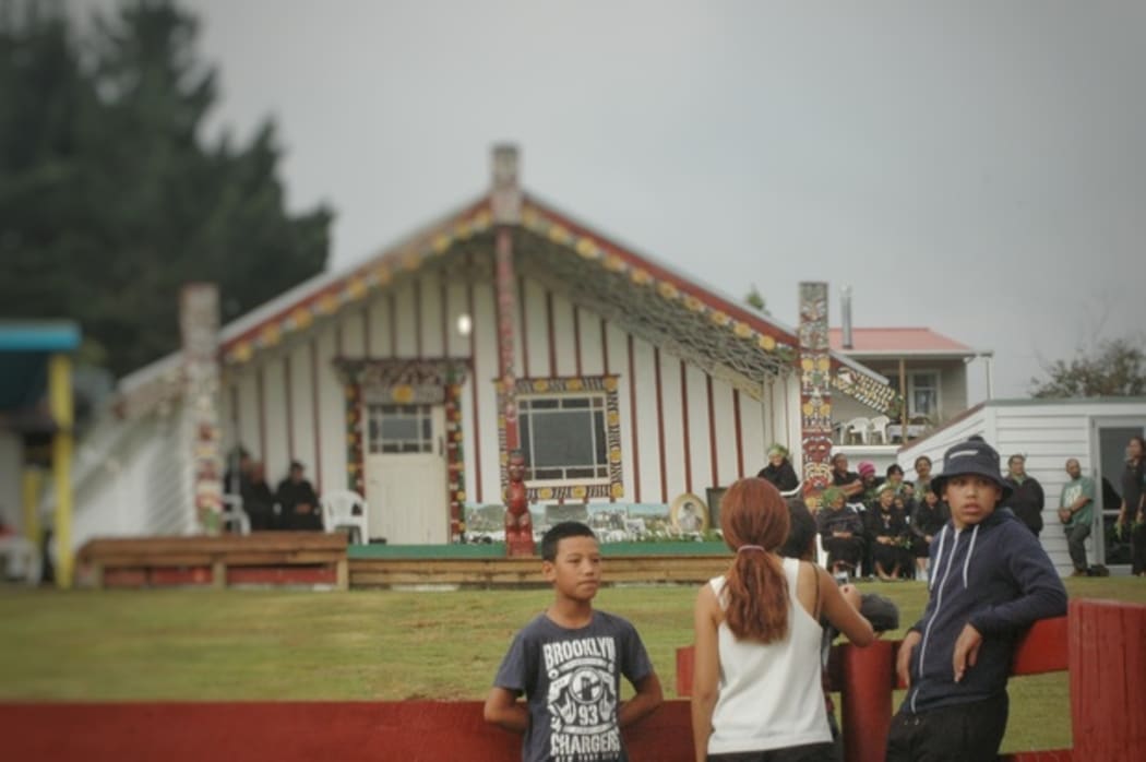 Maungapōhatu marae, in the heart of the Urewera.