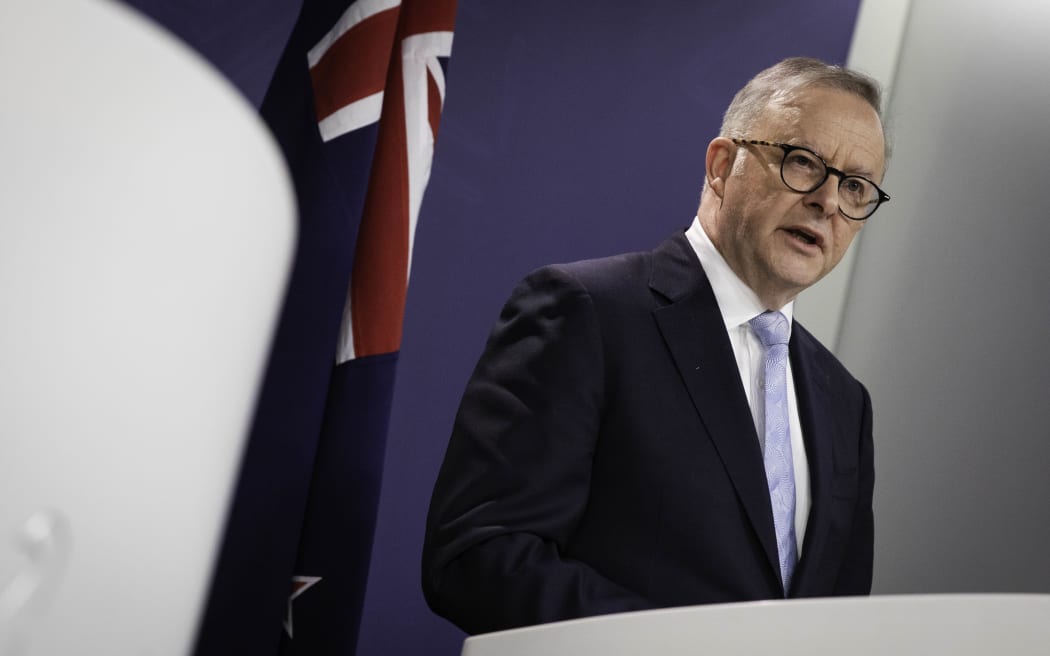 Australian and New New Zealand Prime Ministers Anthony Albanese and Christopher Luxon meet in Sydney