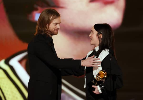 Finneas O'Connell and Billie Eilish accept the Song Of The Year award for “WILDFLOWER” onstage during the 68th GRAMMY Awards at Crypto.com Arena on February 01, 2026 in Los Angeles, California.