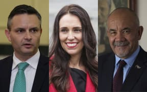 James Shaw, Jacinda Ardern, Te Ururoa Flavell