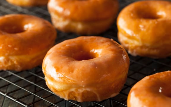 Glazed Donuts.