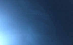 Starlink satellites seen from Apiti, Manawatū.
