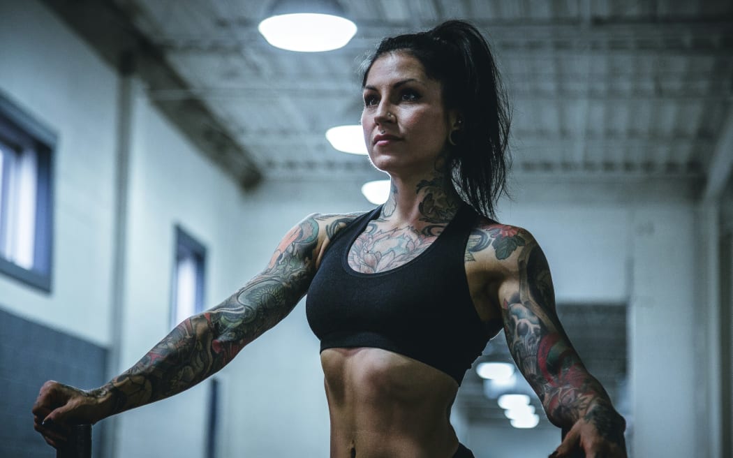 Strong woman.