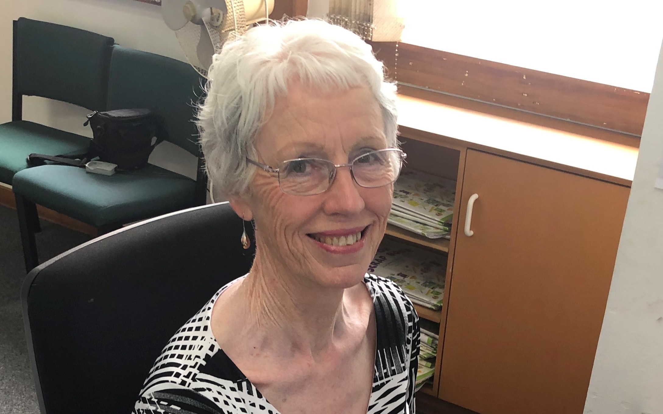 Lee Scanlon, co-owner and editor of The Westport News