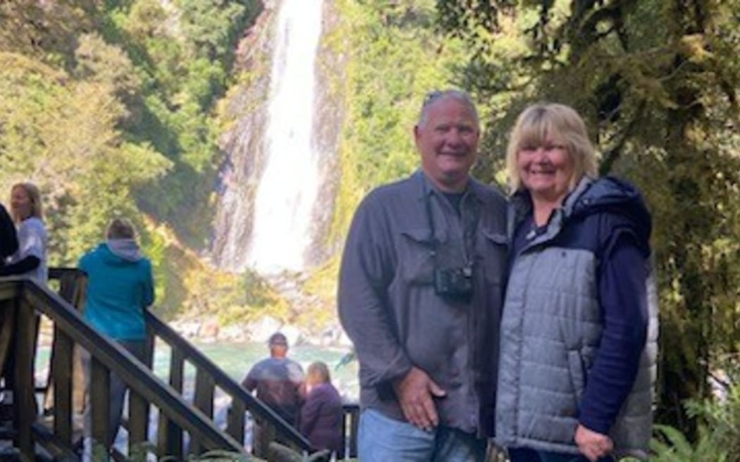 Australian couple Chris Banney and Jenny Cassells who have had two ferry crossings cancelled so have cut their trip to NZ short by nine days.