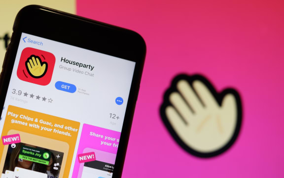 Houseparty app.