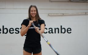 Pole vaulter Olivia McTaggart.