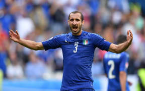 UEFA Euro 2016 Football Championships, last 16. Italy versus Spain. Giorgio Chiellini (Ita)