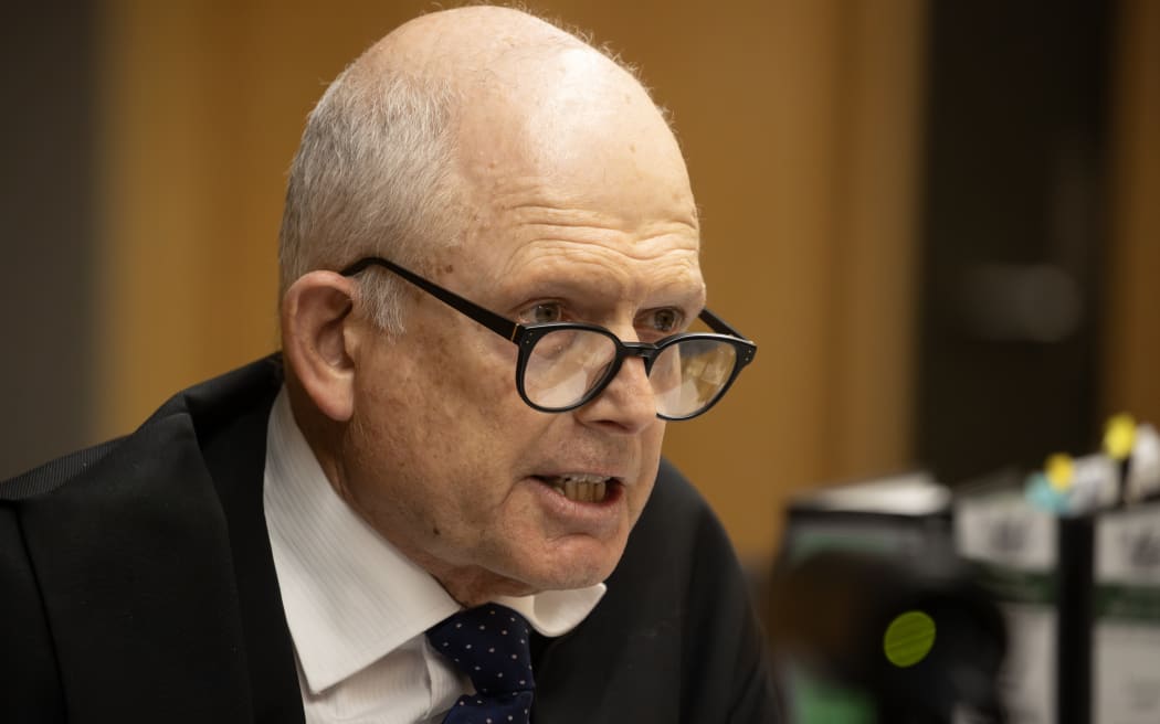 Justice Cameron Mander at the High Court trial of Lauren Anne Dickason in Christchurch on 16 August, 2023.