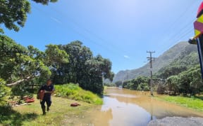 Flooding at North Piha