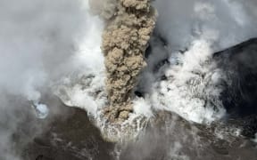 The Manaro Voui volcano is spewing ash and smoke as high as four kilometres above sea level. The alert level remains at three on a scale of five and a 3km danger zone has been declared around the crater. 24 February 2026