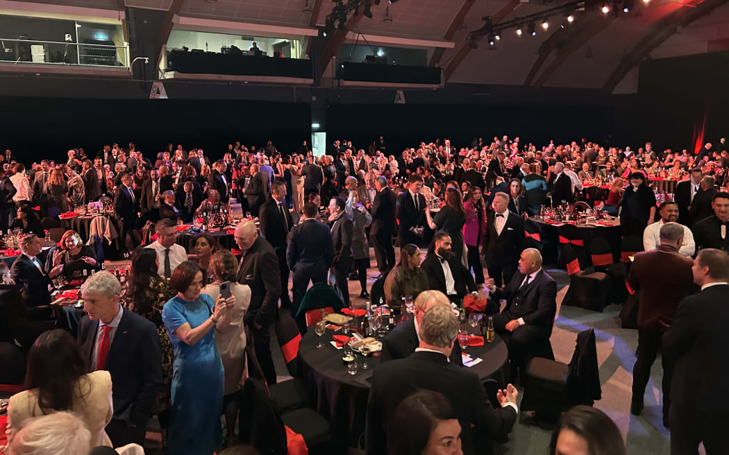 At least people gather for the Ahuwhenua Trophy 2025 award ceremony.