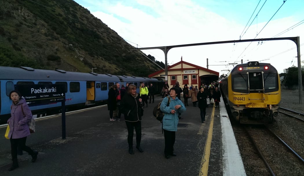 Services on a section of the Kapiti line in Wellington's were cancelled Thursday morning.
