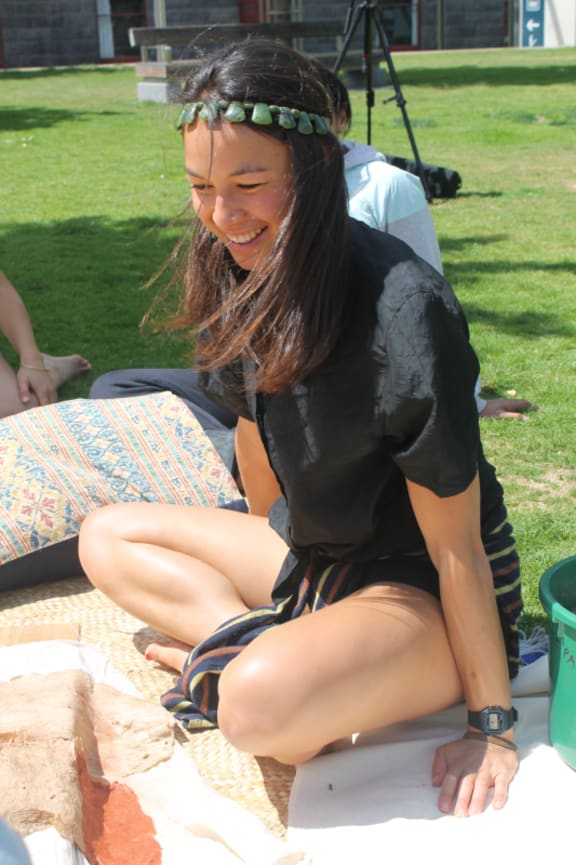 An image of artist Nikau Hindin.