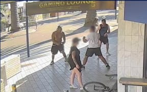 A still supplied by the police from CCTV footage in New Brighton mall where the incident took place.