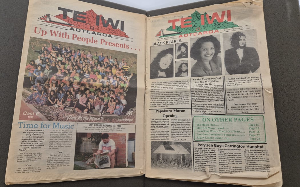 The newspaper ran from the late 1980's to the early 1990's