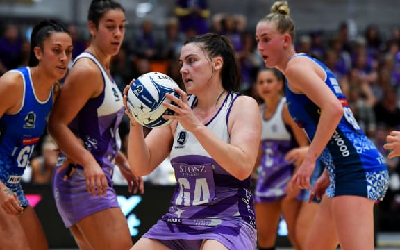 Stars Ellen Halpenny in action.
Northern Stars v Northern Mystics, ANZ Premiership, Pulman Arena, Auckland, New Zealand. 28 April 2019.