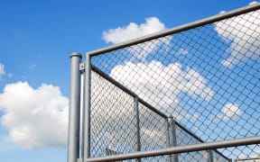 Steel wire fence