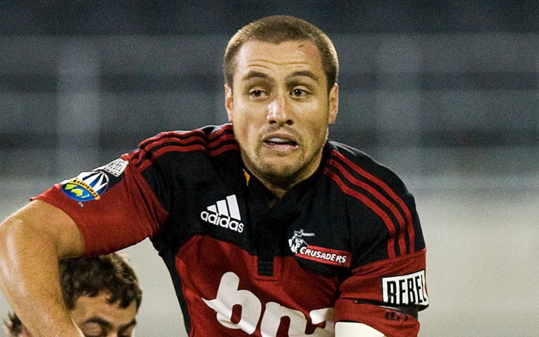 Tim Bateman playing for the Crusaders in 2010.