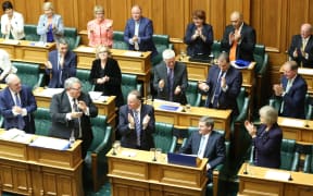 Finance Minister Bill English delivers his Budget 2016 speech to Parliament.