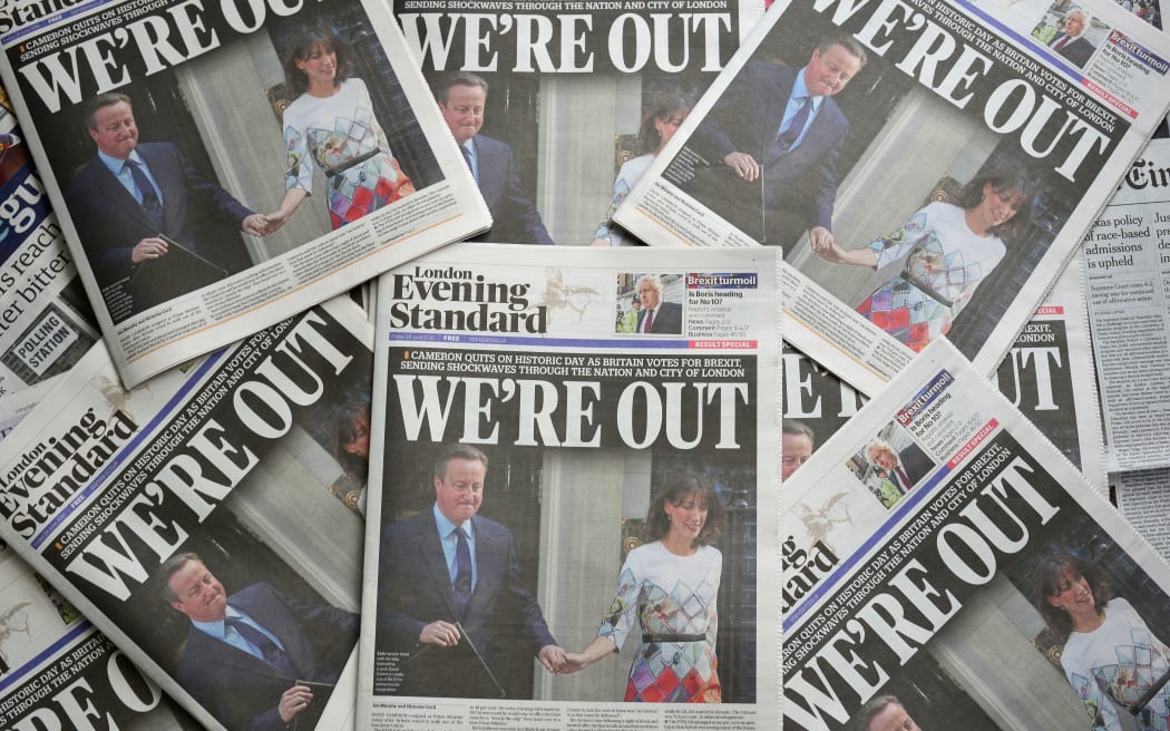 Brexit headlined newspapers