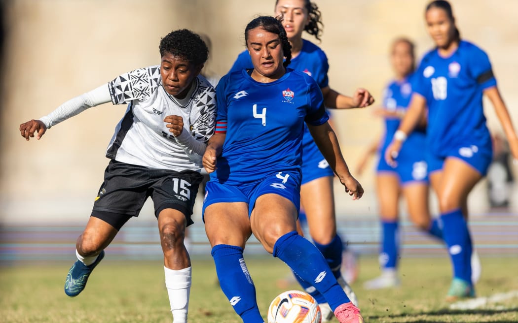 Samoa’s Lianna Soifua during the  OFC Women's Nations Cup 2025, 3rd & 4th Play Off, Fiji v Samoa, HFC Bank Stadium, Suva, Fiji, Saturday 19 July 2025. Photo: Kirk Corrie / www.phototek.nz