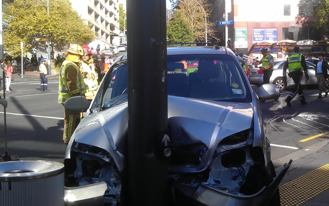 Queen Street crash