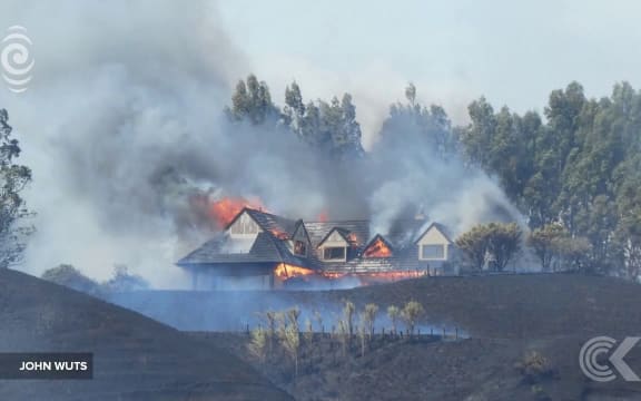 Driving along a flaming Hawke's Bay road: RNZ Checkpoint