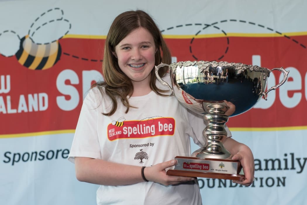 Lucy Jessep was crowned the New Zealand Spelling Bee champion for 2017 after correctly spelling the word 'pusillanimous'.