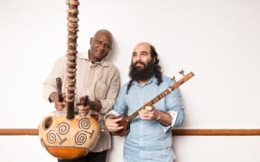Kiya Tabassian and Ablaye Cissoko of Canadian ensemble Constantinople