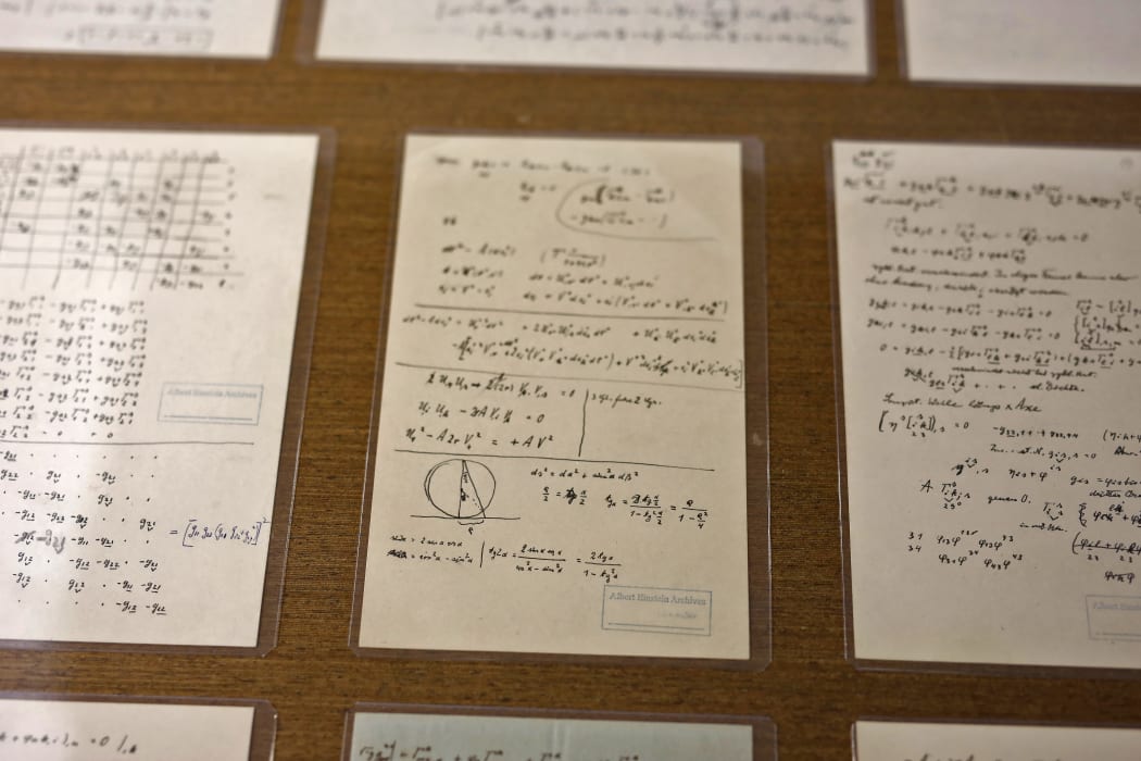 The Hebrew University has unveiled 110 manuscripts by Einstein, most of which have not been displayed before.