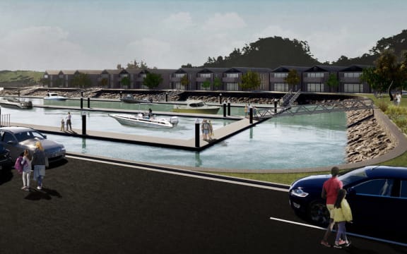 Artist's impression of what the Coromandel Marine Gateway could look like.