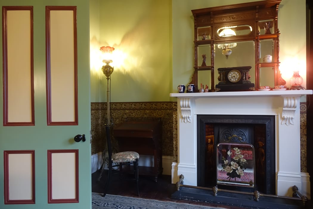 The redeveloped drawing room at Katherine Mansfield's childhood house.