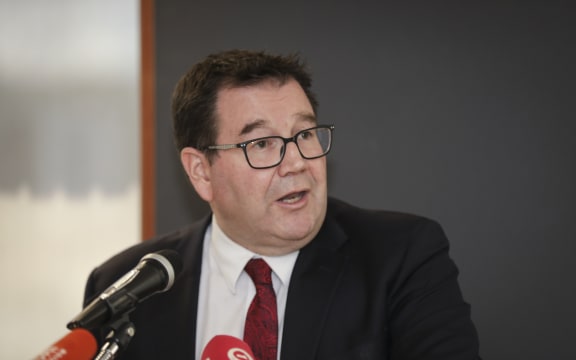 Finance Minister, Grant Robertson, speaks to media about the Half Yearly Economic and Fiscal Update.