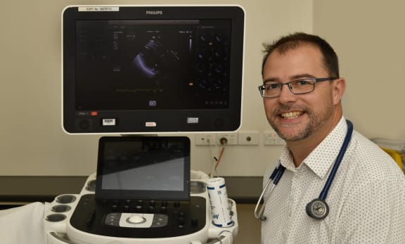 Dr Martin Stiles at work.