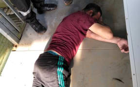 A suicidal refugee on Manus Island.