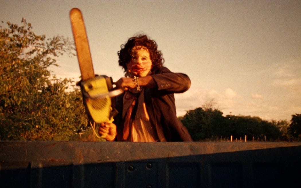 The Leatherface character from Tobe Hooper's The Texas Chain Saw Massacre.
