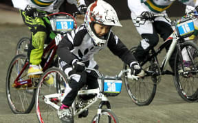 Sacha Earnest competing at the 2013 World Champs in Auckland.