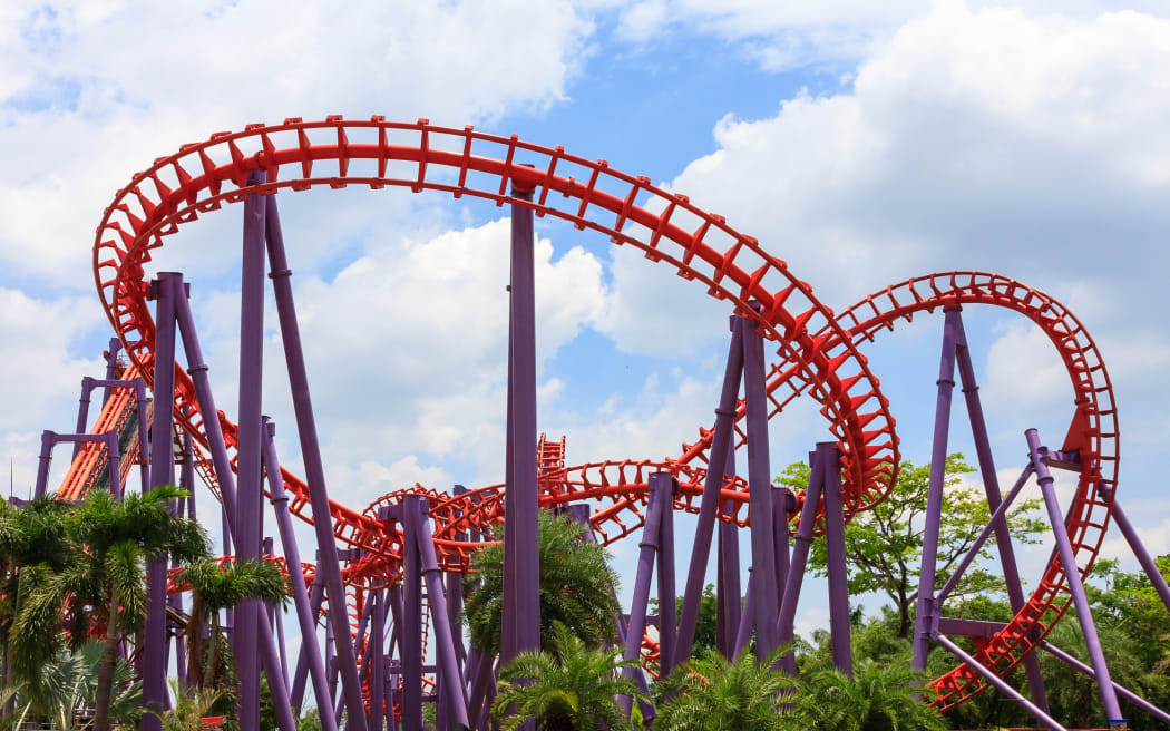 A rollercoaster in an amusement park (file photo).