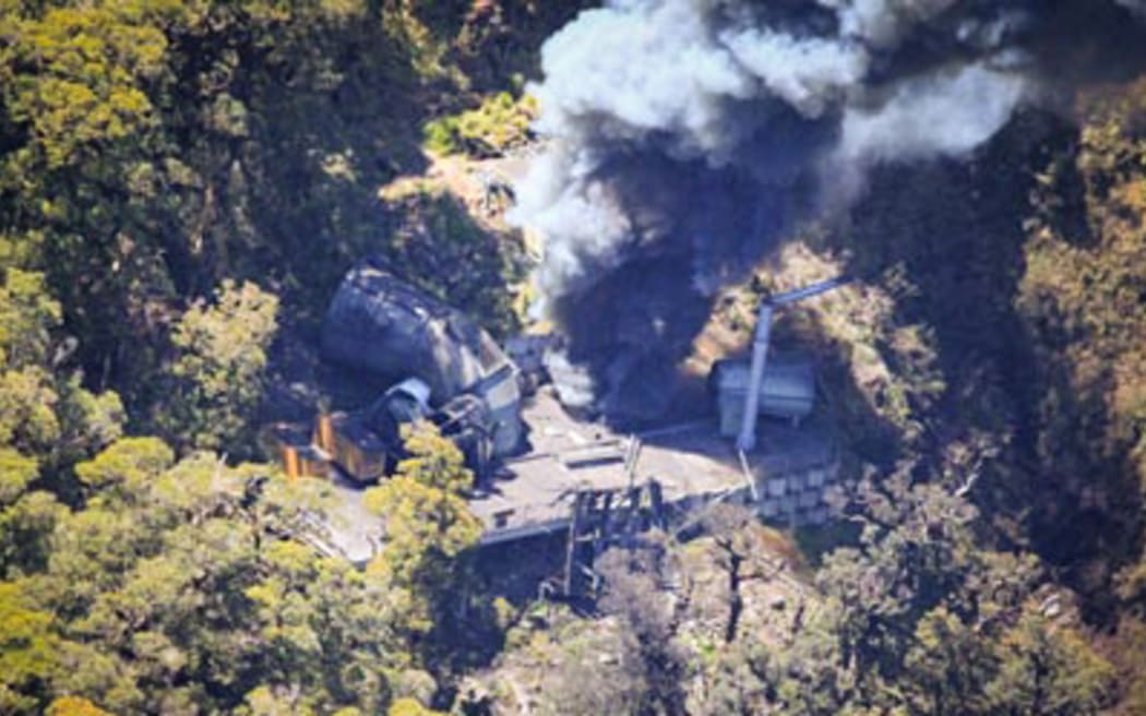 Smoke coming out of the fan