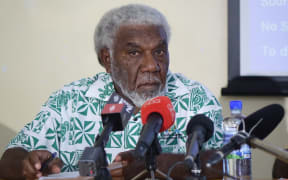 Vanuatu Prime Minister Joe Natuman
