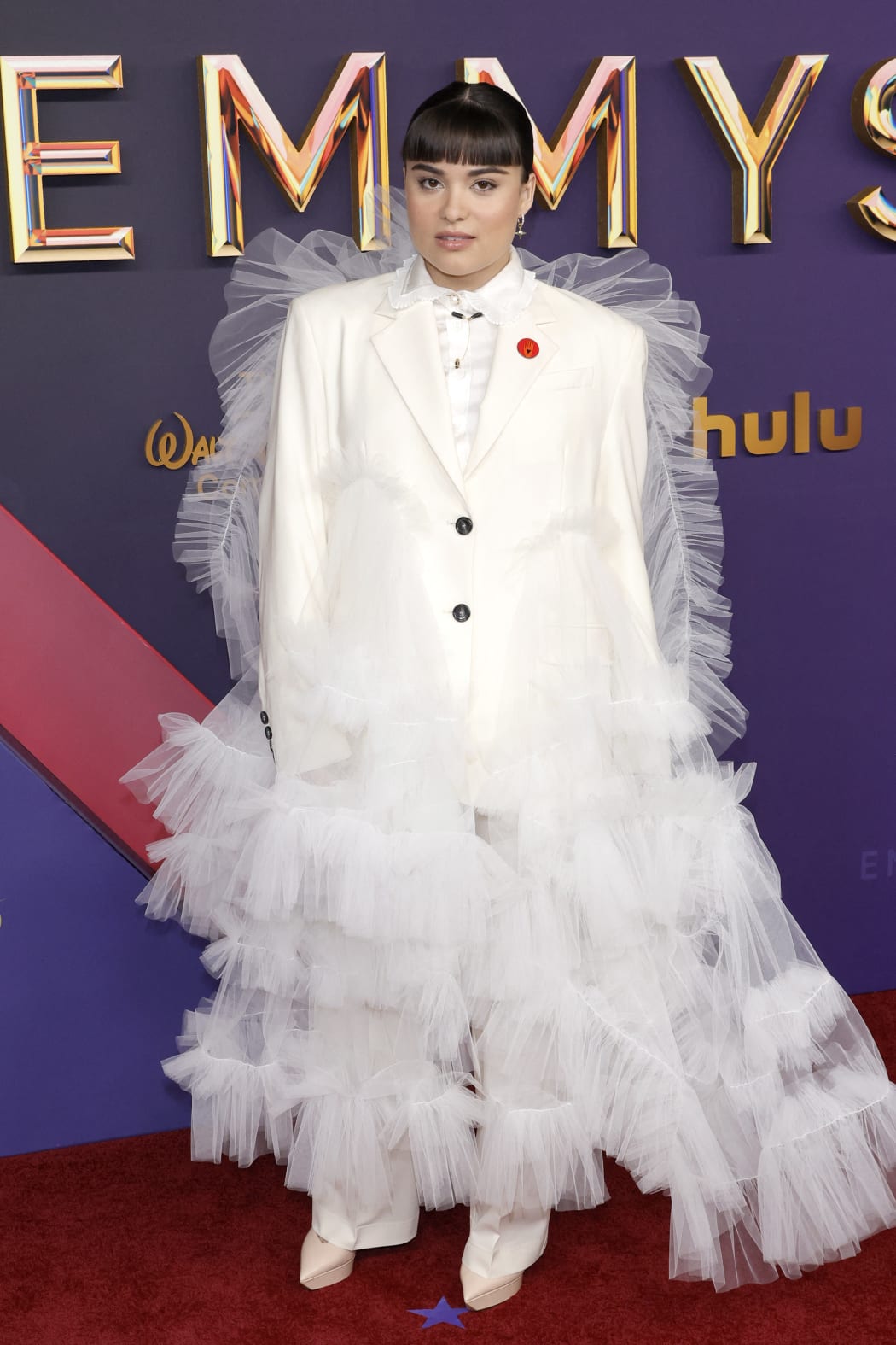 LOS ANGELES, CALIFORNIA - SEPTEMBER 15: Devery Jacobs attends the 76th Primetime Emmy Awards at Peacock Theater on September 15, 2024 in Los Angeles, California.   Frazer Harrison/Getty Images/AFP (Photo by Frazer Harrison / GETTY IMAGES NORTH AMERICA / Getty Images via AFP)