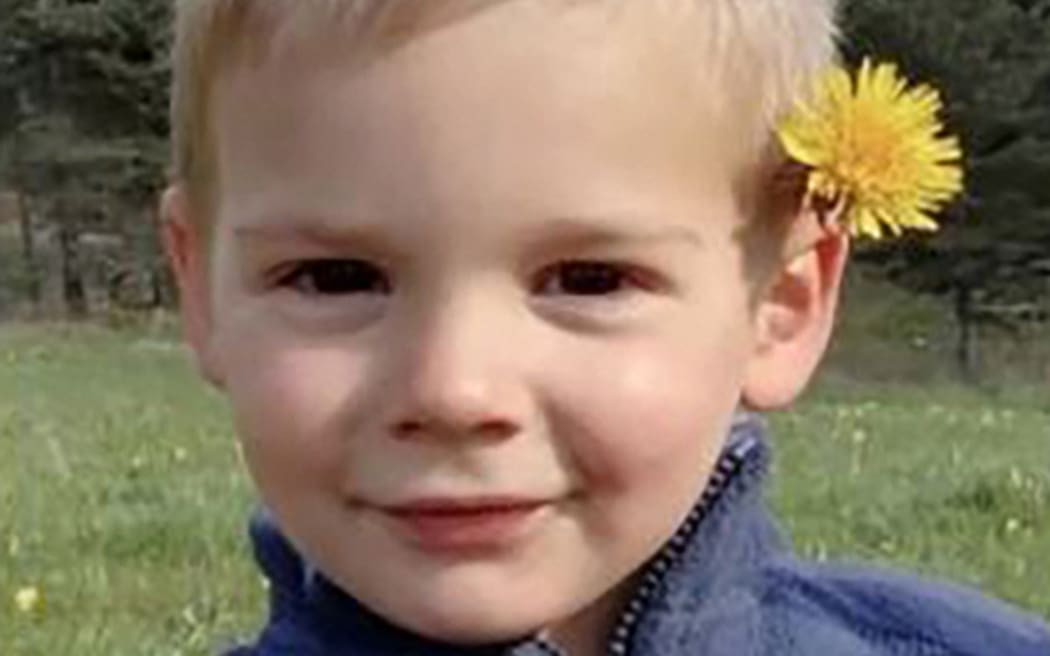(FILES) This handout picture obtained on July 9, 2023 from French "Gendarmerie Nationale" twitter account shows a portrait of emile, a missing boy, who disappeared in Le Vernet, southeastern France on July 8, 2023. Four people, including Emile's grandfather Philippe Vedovini and grandmother, have been held for questionning by police on grounds of "homicide" and "concealment of a corpse" early on March 25, 2025, the prosecutor of Aix-en-Provence announced in a communique.Emile, a two-and-a-half year old boy went missing while at the summer home of his grandparents in the French Alpine tiny hamlet of Le Haut-Vernet on July 8, 2023. (Photo by Handout / @GendarmerieNationale_Twitter / AFP) / RESTRICTED TO EDITORIAL USE - MANDATORY CREDIT "AFP PHOTO/ HO/ GENDARMERIENATIONALE_TWITTER" - NO MARKETING NO ADVERTISING CAMPAIGNS - DISTRIBUTED AS A SERVICE TO CLIENTS