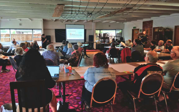 Around 40 people from Okiwi Bay, Rai Valley and surrounds attended a community meeting to give feedback on future access in and out of the Marlborough Sounds.