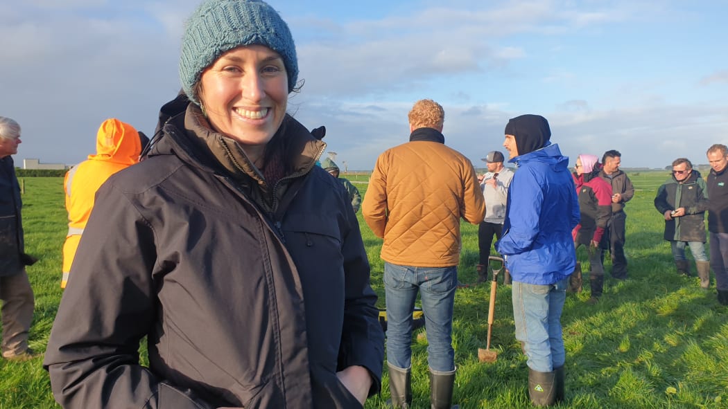 Regenerative agriculture workshop organiser Fiona Young of ReGenerative Solutions