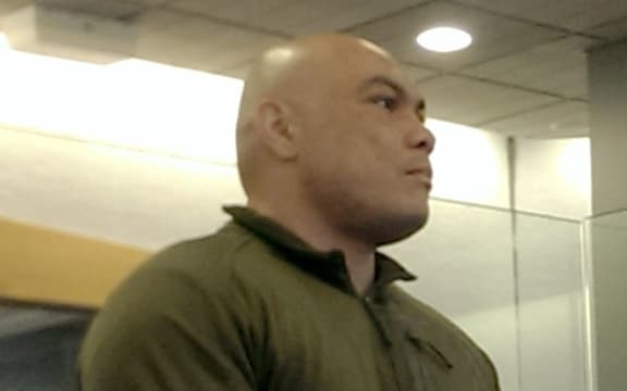 Walter Tauatevalu, who is charged with the attempted murder of police officer Simon Tate.