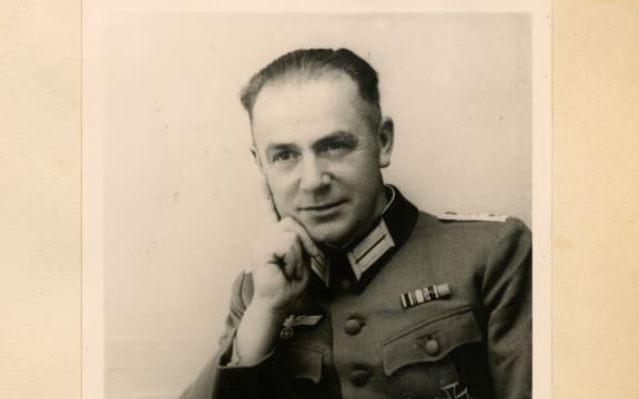 Hauptmann Reinhold Eggers, the chief German chronicler of Colditz civilized, punctilious and anglophile