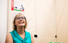 Immunisation Advisory Centre (IMAC) Director, Nikki Turner before her COVID-19 vaccination