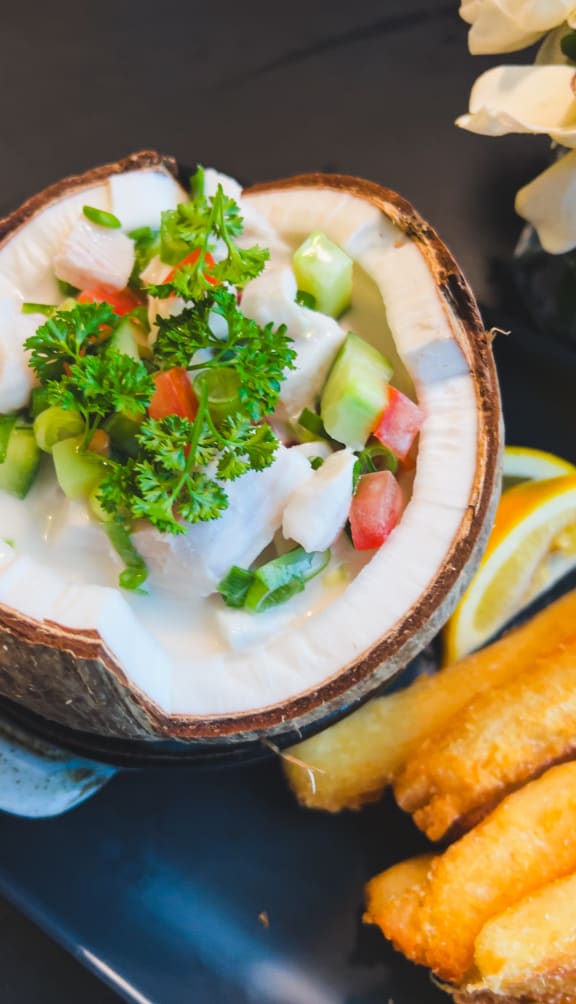 Celebrating Cook Islands Language Week - Ika Mata - raw fish marinated in lemon juices