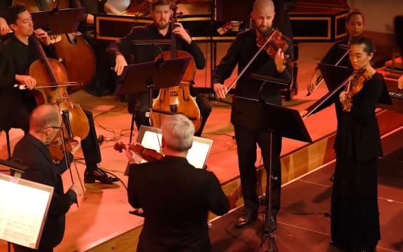Members of NZSO play Bach